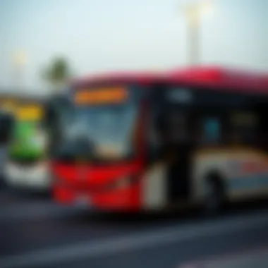 Bus service connecting Abu Dhabi Airport to Dubai