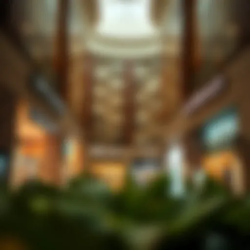 Vibrant storefronts at Dubai Mall showcasing unique items