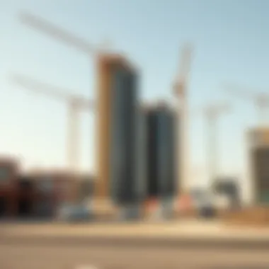 Construction site representing future developments in Al Barsha