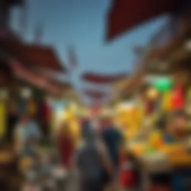 Vibrant market scene in Al Barsha reflecting local culture and commerce