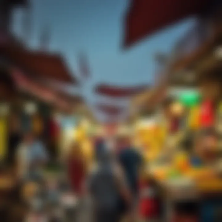 Vibrant market scene in Al Barsha reflecting local culture and commerce