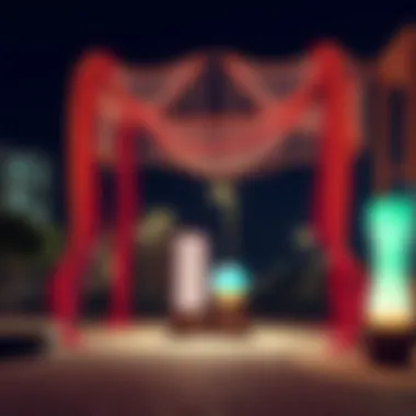 Vibrant art installation in Al Serkal