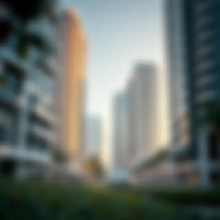 Conceptual design of future developments planned by Aldar Properties