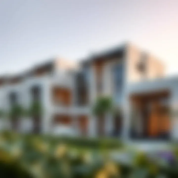 Modern Residential Architecture on Aldar Yas Island Elegant residential space at Aldar Yas Island with modern architecture