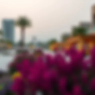 Community amenities and green spaces in Al Reef Project