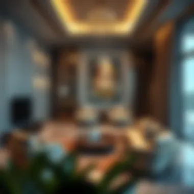 Interior of Al Reef Residential Unit Luxurious interior of a residential unit in Al Reef