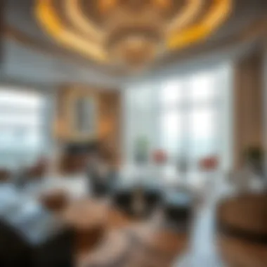 Spacious interiors of Escobar Dubai