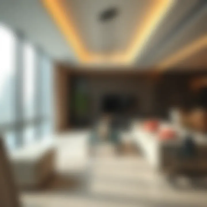 Interior of a modern apartment reflecting high living standards