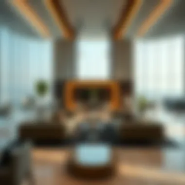 Exquisite Amenities of Ayedh Tower Luxurious amenities within Ayedh Tower, featuring modern interiors