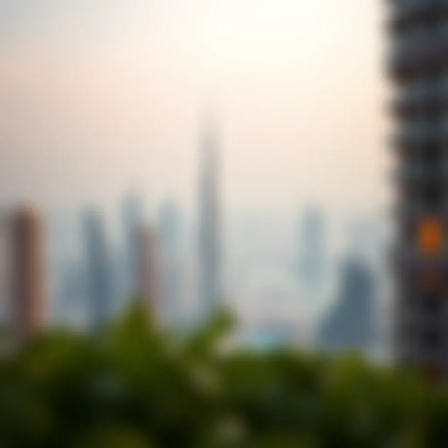 Stunning panoramic view of Dubai's skyline showcasing luxury properties