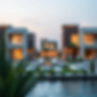 Luxurious beachfront properties overlooking the sea