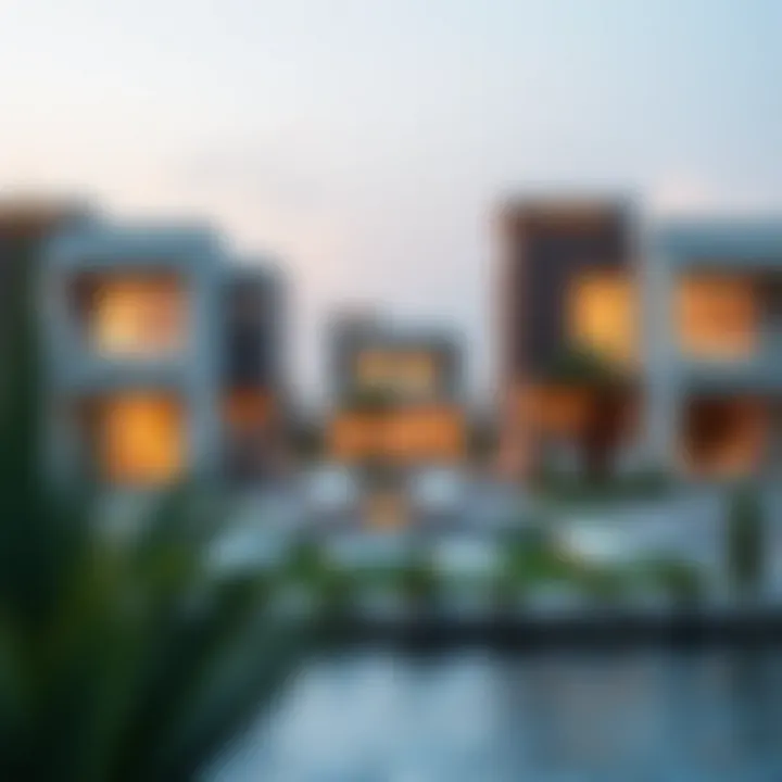 Luxurious beachfront properties overlooking the sea