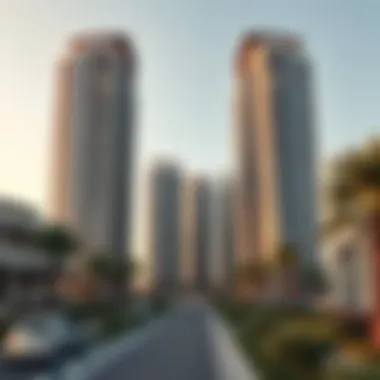 Luxurious residential towers in Capital Bay