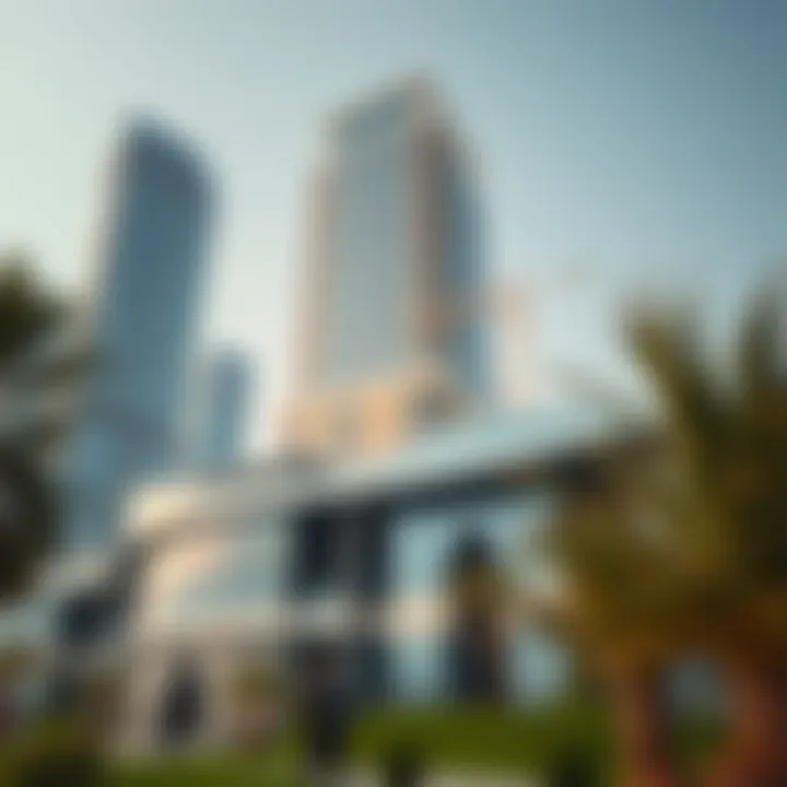 View of Citadel Tower showcasing its modern architectural design