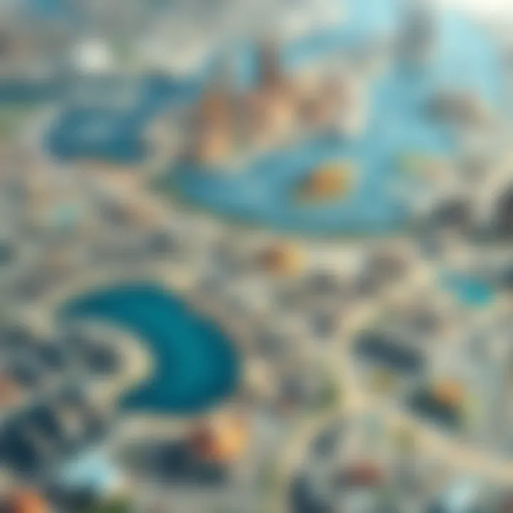 Detailed overview of Dubai's land distribution