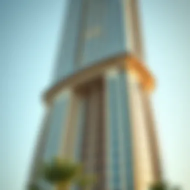 Architectural details of Concord Tower's design
