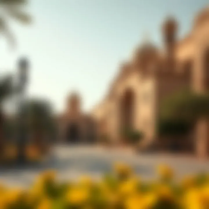 Cultural landmarks surrounding Dar Al-Musayef