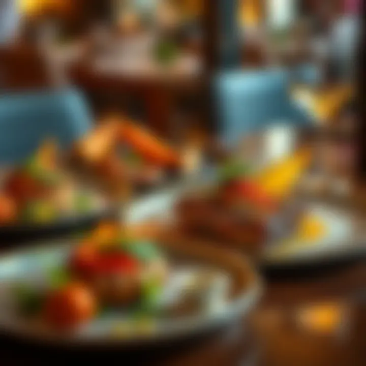 Artisan dishes beautifully presented on plates