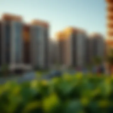 Luxurious residential buildings in Al Barsha