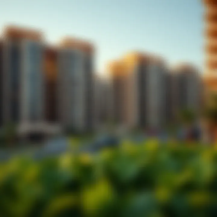 Luxurious residential buildings in Al Barsha
