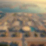 Aerial view of Al Hamriyah Free Zone showcasing its strategic layout