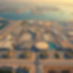 Aerial view of Al Hamriyah Free Zone showcasing its strategic layout