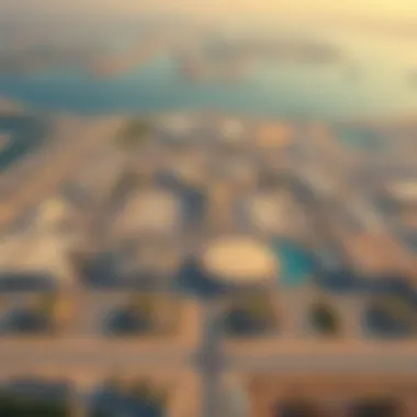 Strategic Layout of Al Hamriyah Free Zone Aerial view of Al Hamriyah Free Zone showcasing its strategic layout