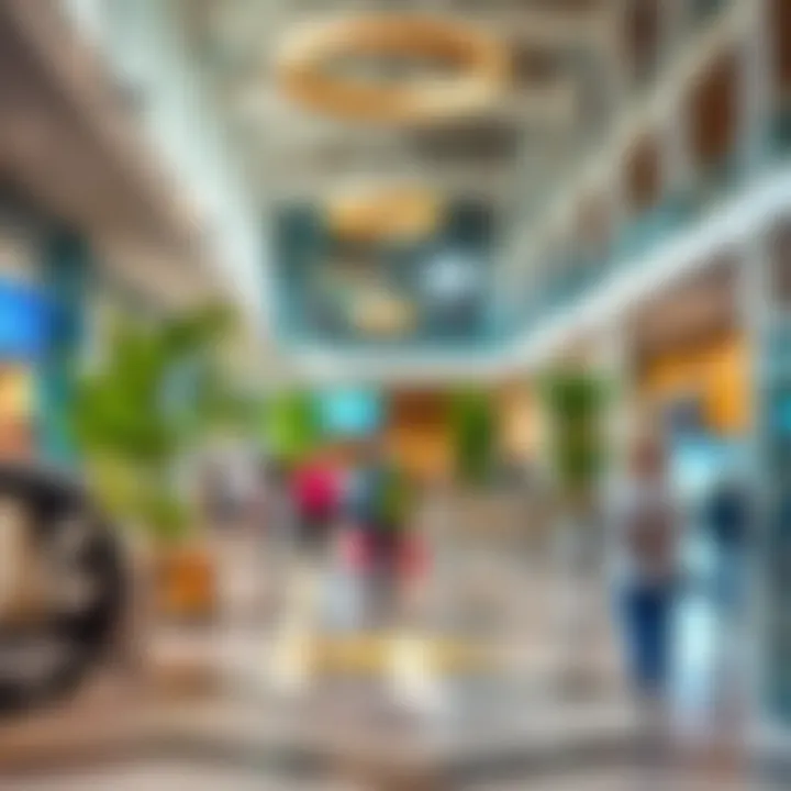 The vibrant community spaces within Al Twar Centre bustling with activity