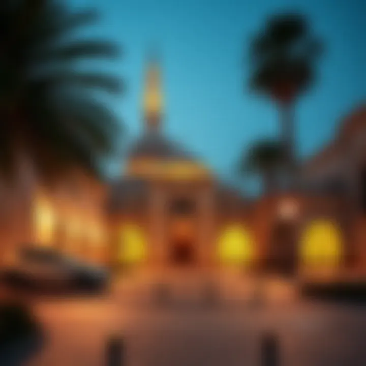 Historical landmarks surrounding Al Twar Centre showcasing its rich heritage