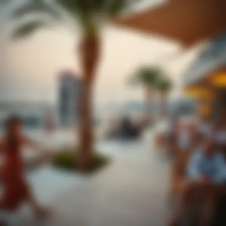 Panoramic view of the community lifestyle surrounding Emaar's beach mansions