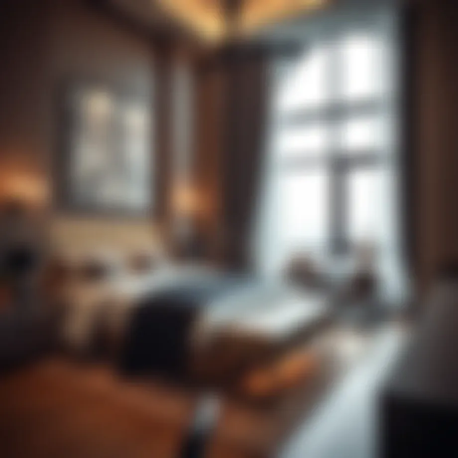 Stylish bed space in Al Furjan showcasing modern design