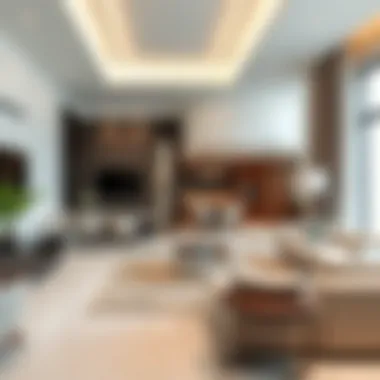 Luxury Interior of Belresheed Residential Unit Luxury residential unit interior showcasing modern design and amenities