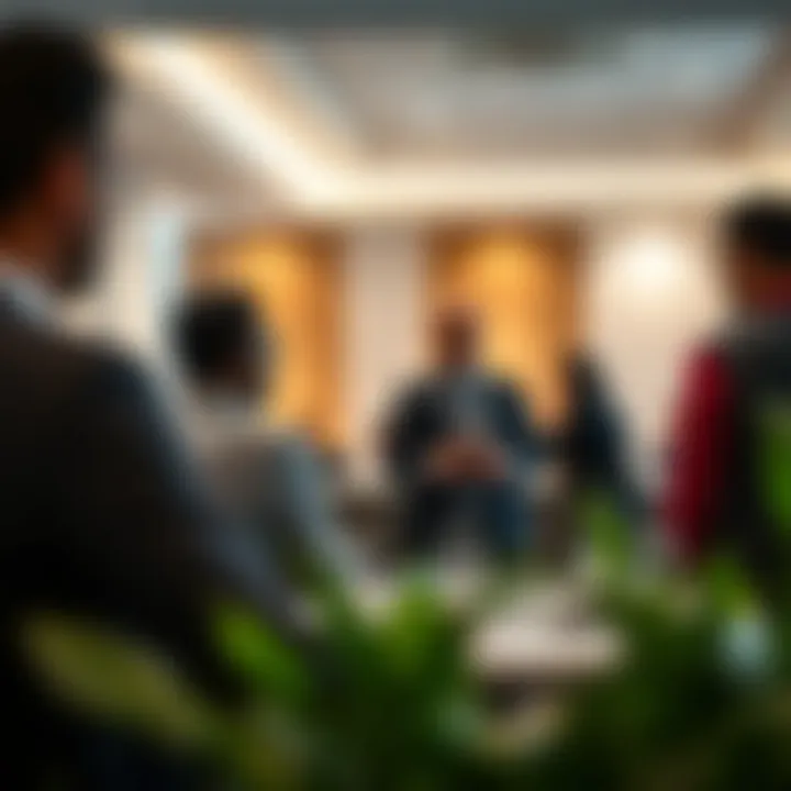 Engaging Business Meeting in Deira Business professionals engaging in a meeting at a Deira business center
