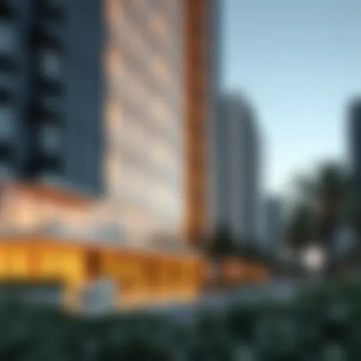 Stunning exterior view of Damac Prive showcasing modern architecture