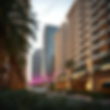 Luxurious residential units along Dubai Boulevard