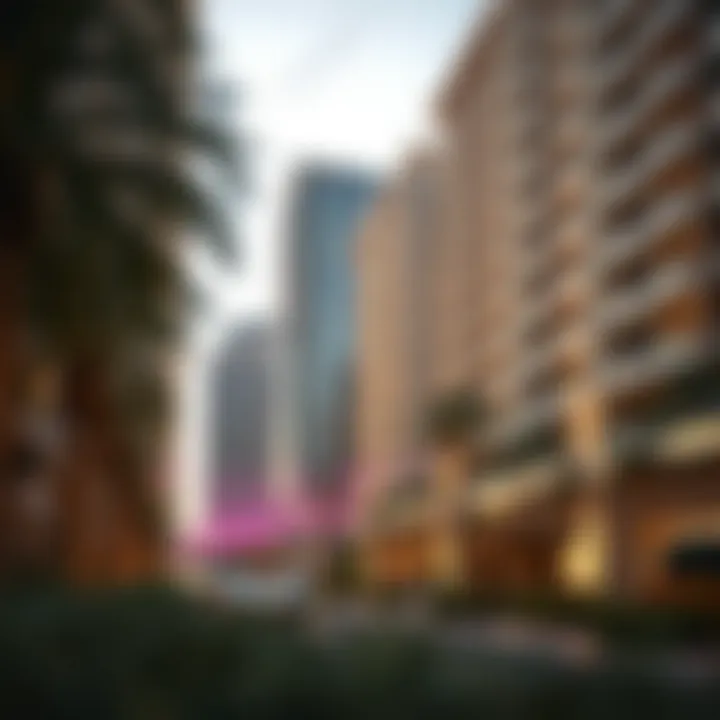 Luxurious residential units along Dubai Boulevard