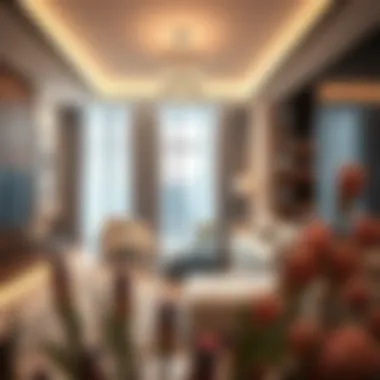 Modern apartment interiors in Al Warqa