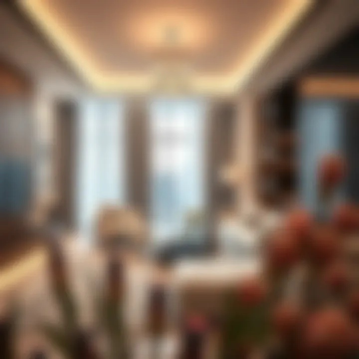 Modern apartment interiors in Al Warqa