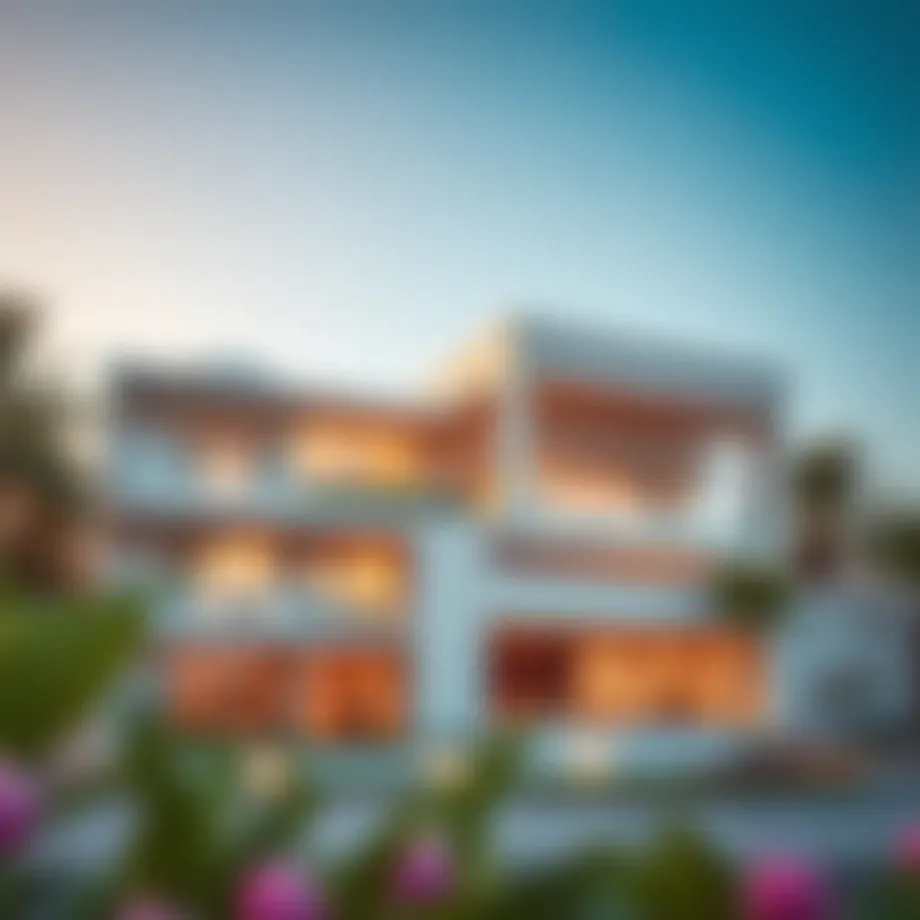 Stunning exterior view of فندق لامير دبي showcasing modern architecture