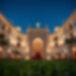 Stunning architectural view of the Ibn Battuta Gate Residence