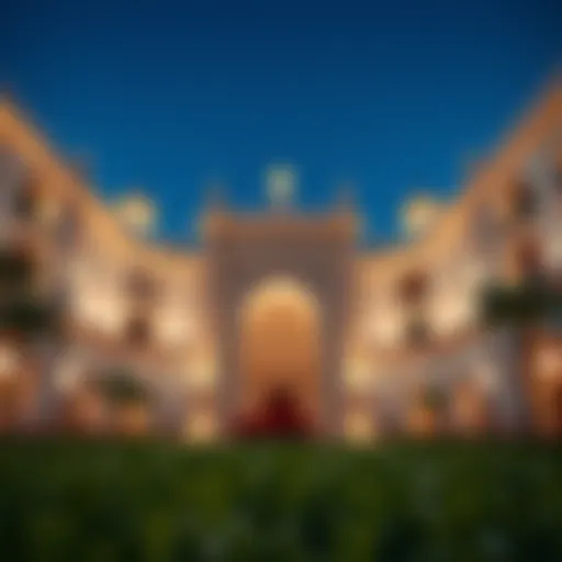Stunning architectural view of the Ibn Battuta Gate Residence