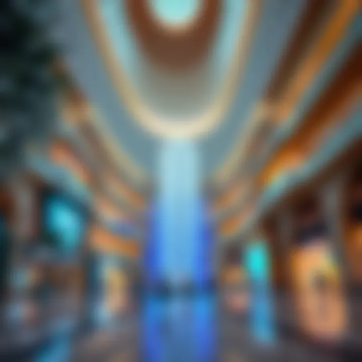 Architectural beauty of مول وافي showcasing its unique design