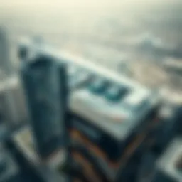 Aerial view of Mamaesh DIFC showcasing its modern architecture
