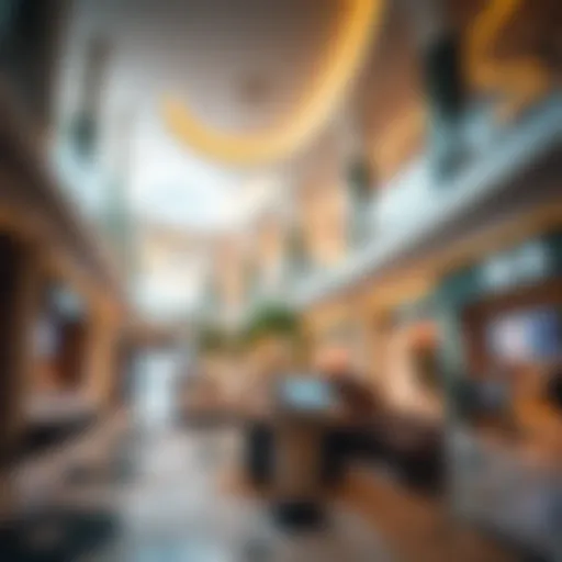 Interior view showcasing the unique design and ambiance of Oasis Mall Dubai
