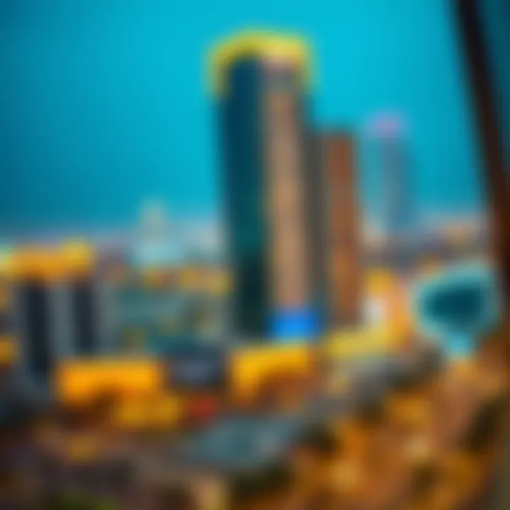 Rental Property Locations in International City Map highlighting locations of rental properties in International City