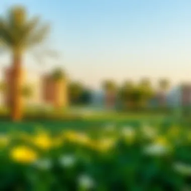Community park in Al Zahia neighborhood