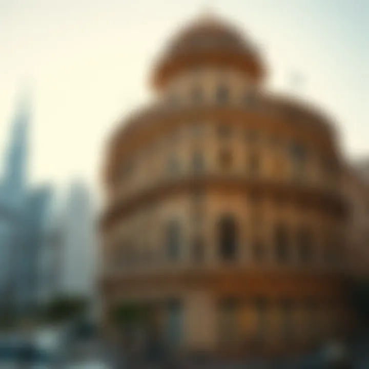 Historical context of the Damas Building within Dubai's skyline