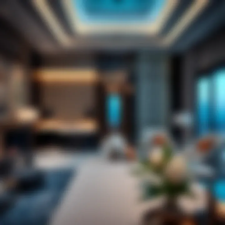 Luxury Interior Design An elegant interior of a high-end property showcasing luxury