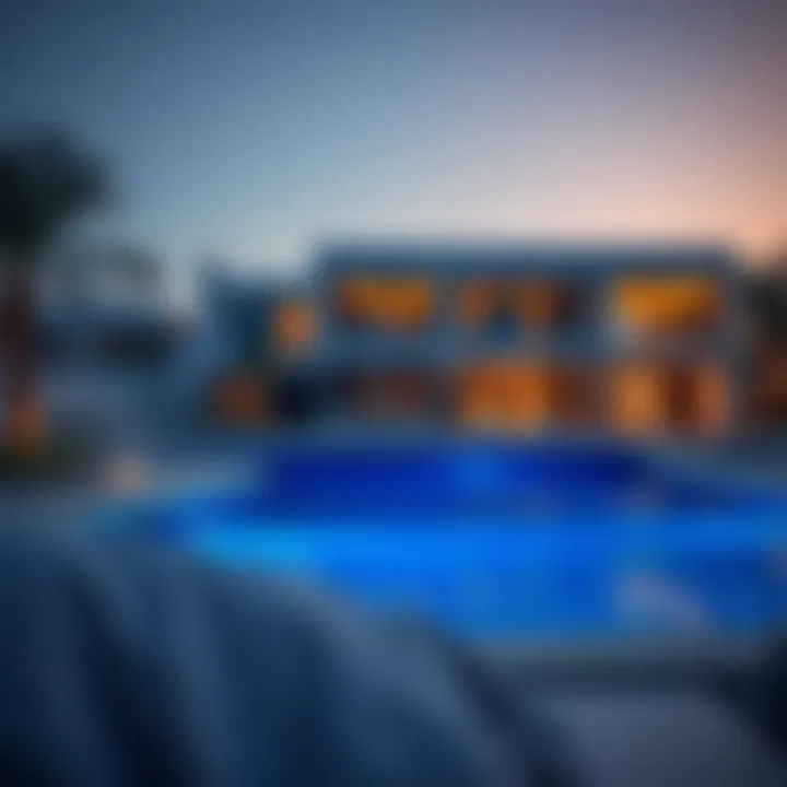 Modern Architectural Marvel Luxurious residential property with modern architecture