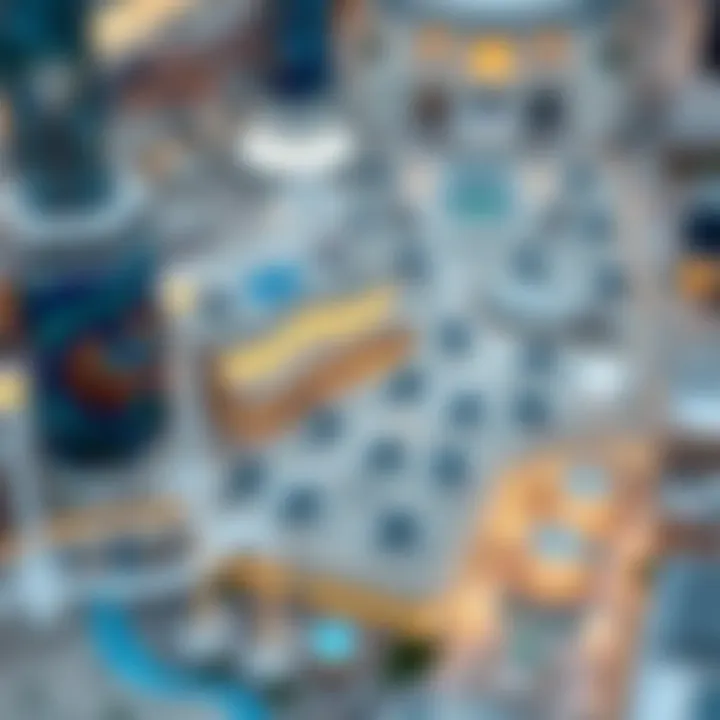 Map highlighting the strategic location of Dubai Hills Mall in Dubai